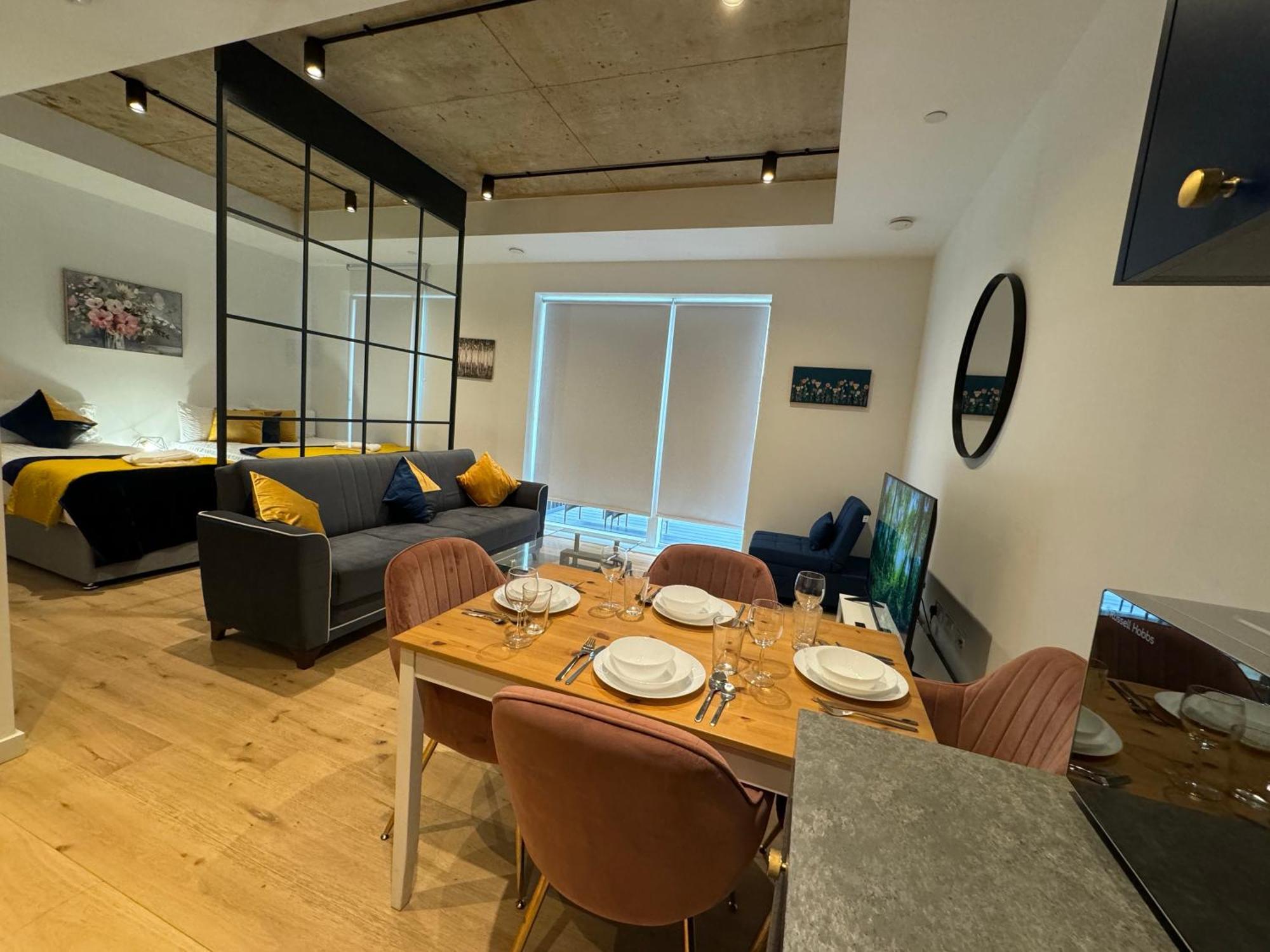 London Luxury Flat With Balcony, River View, O2 Arena, Excel, Canary Wharf, Station Apartment Luaran gambar
